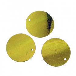 Paiete rotunde plate 20 mm curcubeu aur - 20 grame