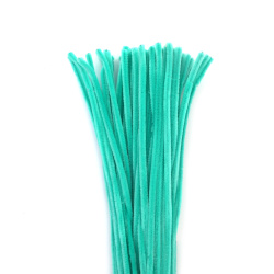 Beautiful Pastel Aquamarine Wire Sticks, 30 cm, Pack of 10 – Ideal for Crafting, Floral, and DIY Projects