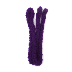 Fluffy Chenille Wire Stick in Elegant Purple, 20 mm × 1 m – Perfect for Creative, Decorative, and DIY Projects