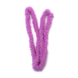 Soft Fluffy Chenille Wire Stick in Gentle Light Purple, 20 mm × 1 m – Perfect for Elegant Decorations, Crafts, and Creative Projects
