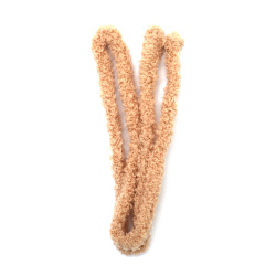 Fluffy Chenille Wire Stick in Elegant Cream Color, 20 mm × 1 m – Perfect for Crafts and Decorations