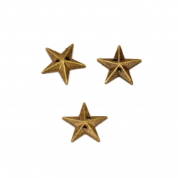 Piatra acrilica pentru cusut 12 mm culoare stea bronz -50 bucati
