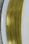 Jewelry Copper Wire 0.4 mm gold ~ 10 meters