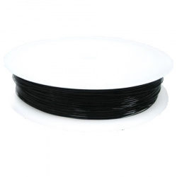 Jewelry Copper Wire 0.4 mm black ~ 12 meters