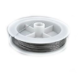 Cablu de oțel 0,30 mm culoare argintiu ~ 50 metri