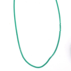 Chain, 3x2.2x0.6 mm, Green Color - 1 meter