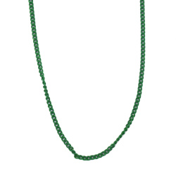 Chain, 3x2.2x0.6 mm, Green Color - 1 meter