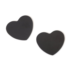 Magnetická fólie ve tvaru srdce, 60×54×2 mm – balení 5 ks