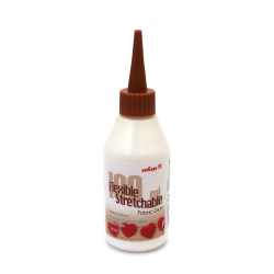 Flexible Fabric Glue, Transparent and Washable, 100 ml – Perfect for Stretchy Materials, Repairs, and Creative Sewing Projects