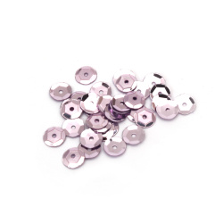 Round Cup Sequins / 6 mm / Purple - 20 grams