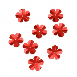 Λουλούδι πούλιες 20 mm κόκκινο - 20 γραμμάρια