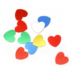 Elements for decorating hearts 14x14 mm -9 grams