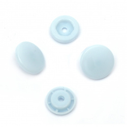 Пластмасови тик-так копчета 12 мм Т5 цвят светло син -20 броя