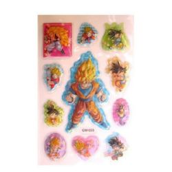 Decorative Stickers, 3D,with beads Naruto  - 11 pieces