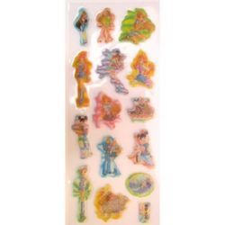 stickers 3D changing Winx