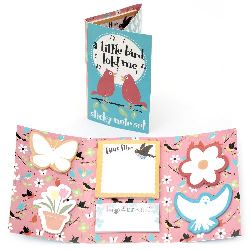 Stoc epuizat. Primeste notificare pe email cand produsul revine in stoc Set de foi autoadezive A LITTLE BIRD 6 modele x 25 buc
