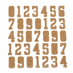 Adhesive stickers cork 12x25 mm Figures