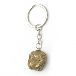 Ключодържател метал естествен камък 86~98 мм АСОРТЕ