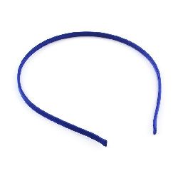 Tiara metal textile 5 mm. blue is dark