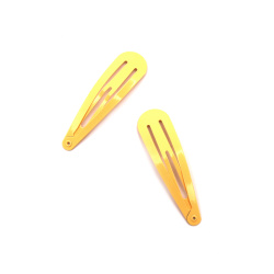 Фиба ТИК-ТАК за коса 60 мм цвят банан -10 броя