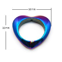 Not Available Online. You can also buy at EM ART stores and at 0884400631 Pendant natural stone HEMATITE non-magnetic class A heart 35x36x7 mm hole 1 mm