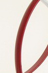 Brățară metal alb și roșu 53 mm 3in1 - 12 bucăți