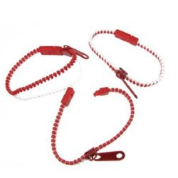 Plastic bracelet - zipper