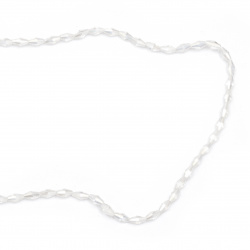Șirag de mărgele cristal oval fațetat 8x4x4 mm gaură 1,5 mm galvanizată curcubeu transparent ~ 72 bucăți
