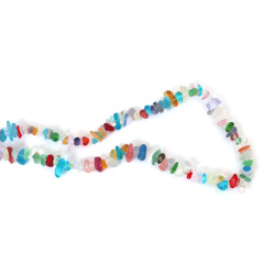 Gemstone Chips Strand, 5-7 mm, ~80 cm