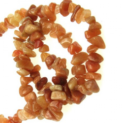 Not Available Online. You can also buy at EM ART stores and at +359 884 000 893 MILKY CARNELIAN Chip Beads Strand 8-12 mm ~ 90 cm