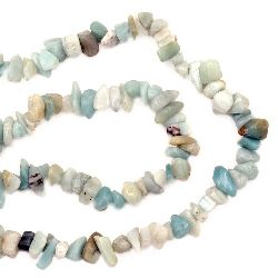 Not Available Online. You can also buy at EM ART stores and at 0884400631 AMAZONITE Chip Beads Strand 8-12 mm ~ 90 cm