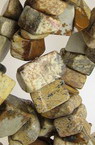 Așchii de piatră naturală cu corzi 8-12 mm ~ 90 cm JASPIS
