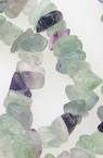 String of natural stone chips, 8-12 mm ~90 cm FLUORITE