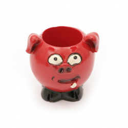 Pig-Shaped Candle Holder / 60x60 mm