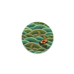 Designer pendant, made of plastic, painted, 37x2mm, hole 1mm, flower
