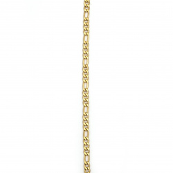 Lanț din oțel inoxidabil 316L 600x4 mm culoare auriu