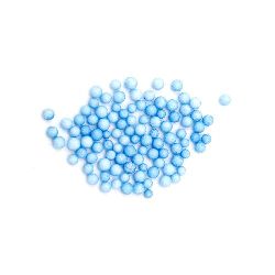 Styrofoam Balls for Decoration, Blue Color, 2.5-3.5 mm, ~10 grams