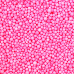 Styrofoam Balls for Decoration, Pink Color, 2.5-3.5 mm, ~10 grams