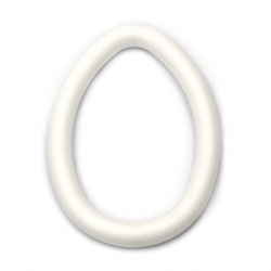 Egg-shaped Styrofoam Frame, 150 mm - 1 Piece