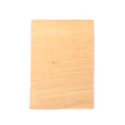 Plywood Base, 2 mm, Linden, 105x148 mm, A6 - 5 Pieces