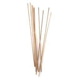 Baghete pătrate din lemn ușor (Paulownia) 2 x 2 x 300 mm – Set 10 bucăți – perfecte pentru modelism, craft și proiecte DIY