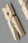 Wooden Clothespins 6x35 mm color wood -25 pieces