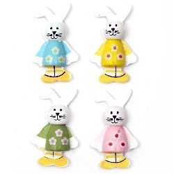 Wooden decoration with sticking 50 x 30 x 13 mm