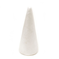 Styrofoam Cones for Decoration, 75x45 mm - 4 pieces