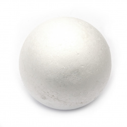 Φελιζόλ μπάλα 120 mm λευκό -1 κομμάτι