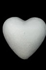 Styrofoam, Heart, 80mm, 5 pcs