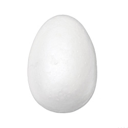 Яйца от стиропор  за декорация 87x60 мм -2 броя