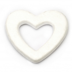 Styrofoam, Heart, hole, 175x160mm, 1 pcs