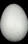 Яйце от стиропор за декорация 115х75 мм -2 броя