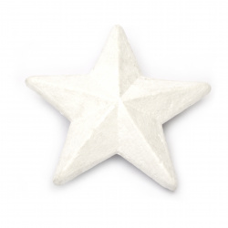Звезди от стиропор за декорация 80x30 мм -2 броя